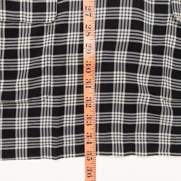Equipment Knox Lace Up Plaid Silk Shirt Dress Size Small - Picture 12 of 13